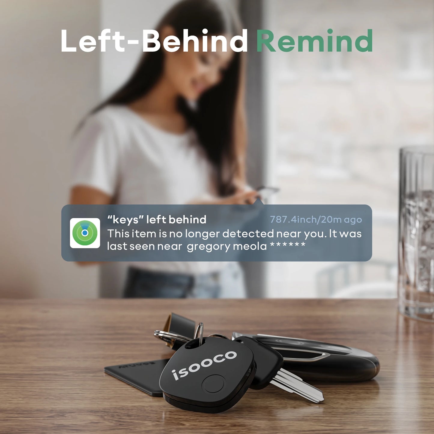 iSOOCO Smart Tracker – Key & Item Finder