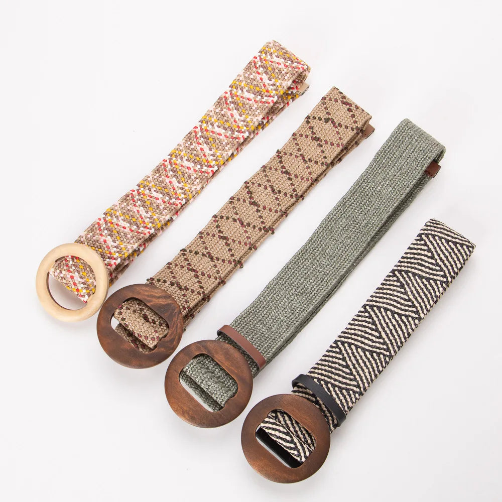 Calla Woven Ring Belt