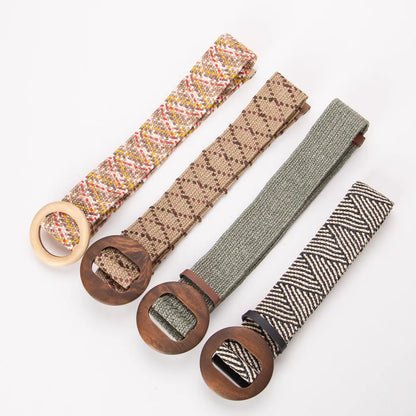 Calla Woven Ring Belt