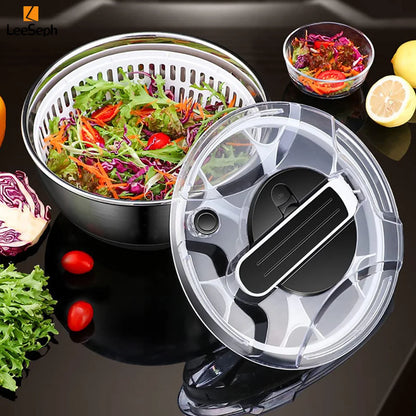 3.5L Stainless Steel Salad Spinner