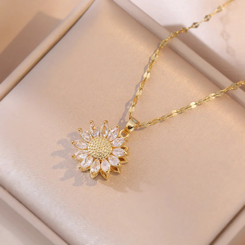 The Rotatable Sunflower Necklace: A Symbol of Joy