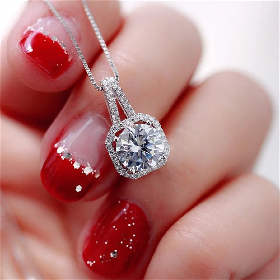 Luxury Women’s Necklace – Yellow Cubic Zirconia