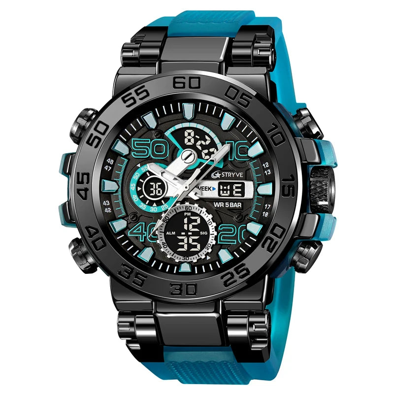 STRYVE 8030: Waterproof & Multifunctional Men's Watch