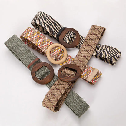 Calla Woven Ring Belt