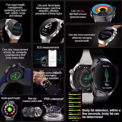 Smart Health Diagnosis Smartwatch with ECG