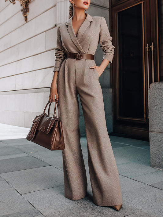Elegant Belted Jumpsuit: The Modern Essential