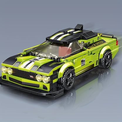 Sports Car Building Blocks Set