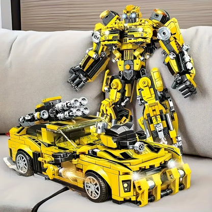 2-in-1 Transforming Car Building Kit