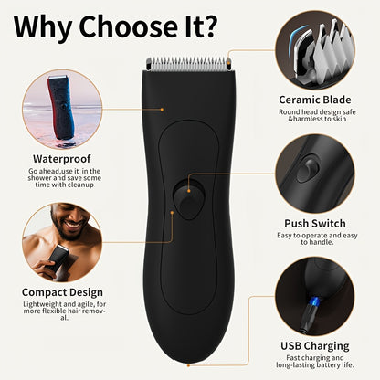 Waterproof Shaver with Ceramic Blade